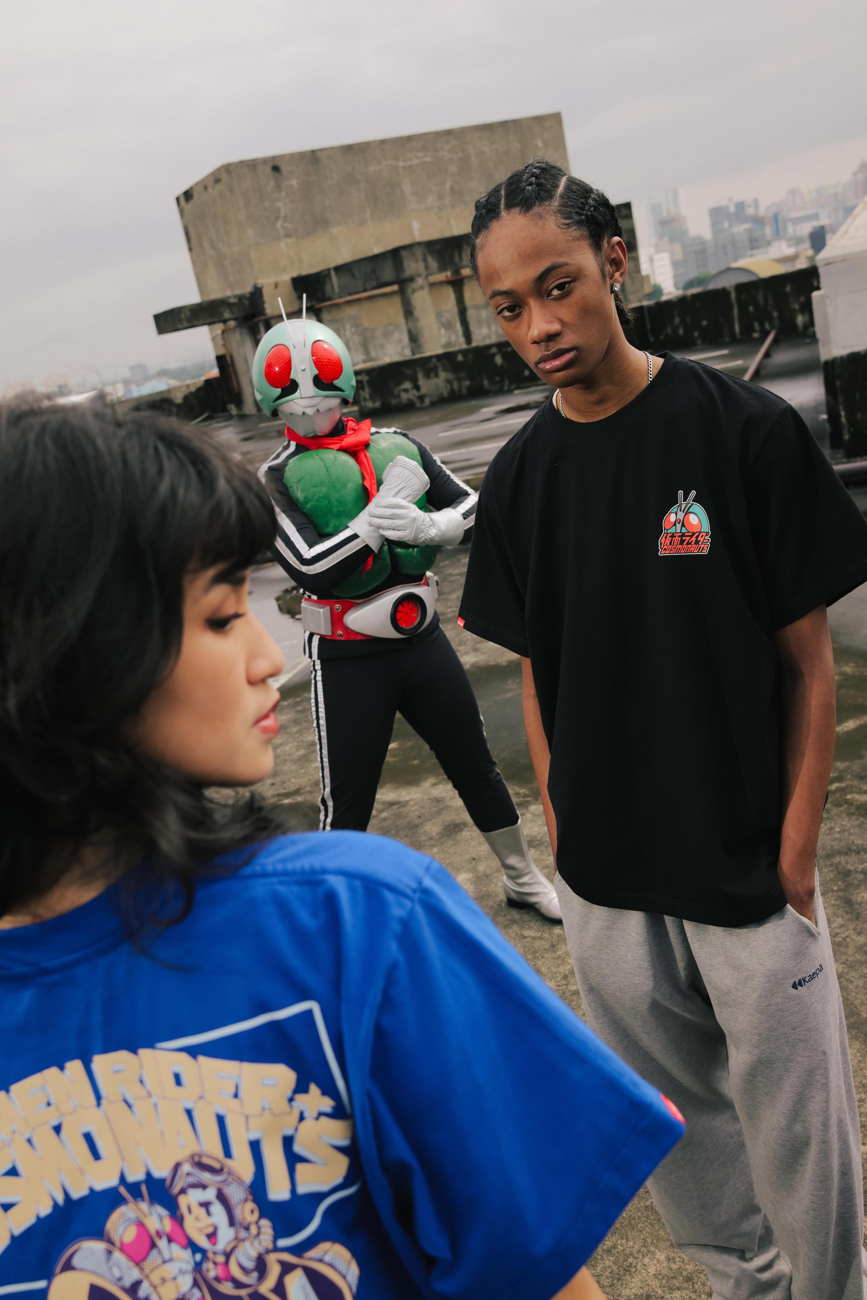Kamen Rider x Cosmonauts limited-edition streetwear collaboration by Victory Licensing