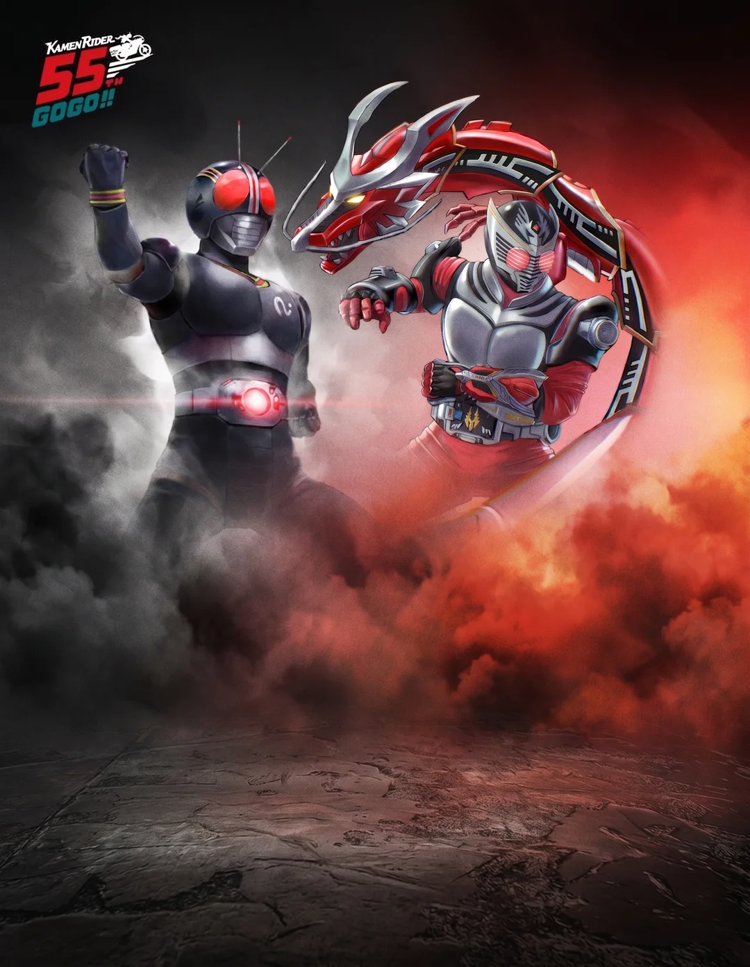 Kamen Rider official key art, Toei Company Japan